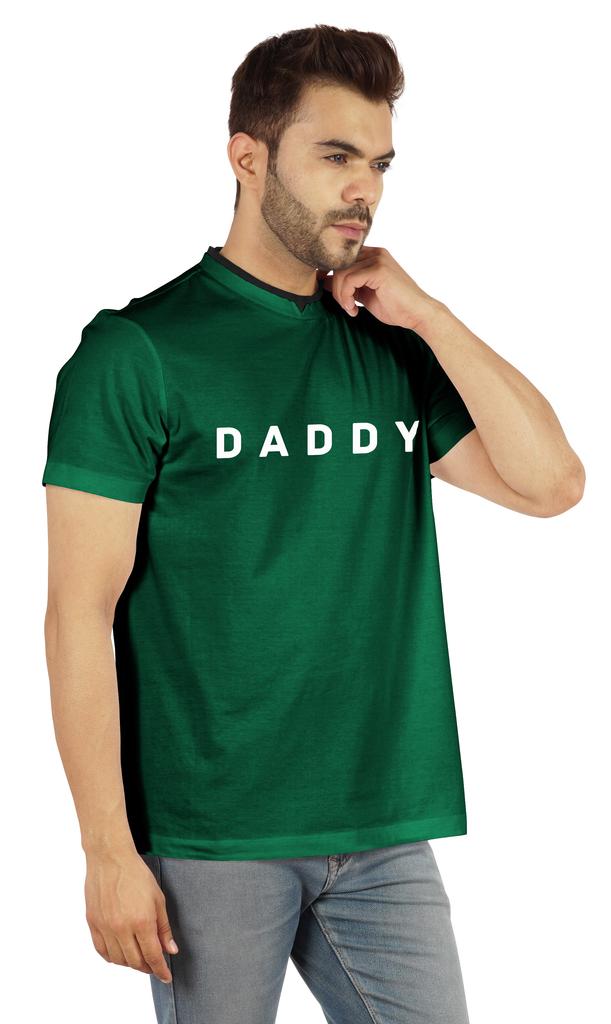 Inkmeso Мужская футболка с круглым вырезом и V-образным вырезом с надписью Daddy Tshirt For Dads Jersey