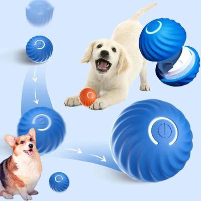Умный игрушечный мяч для собак, электронная интерактивная игрушка для домашних животных, движущийся мяч, USB, автоматический движущийся прыгающий мяч для щенка, подарок на день рождения, продукт для кошек