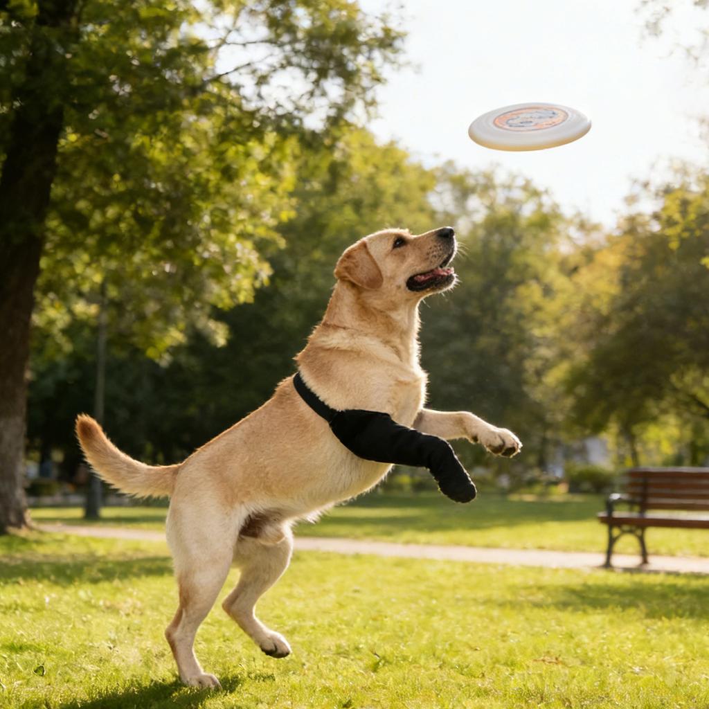 Передняя Левая Нога Сильная Поддержка Колено Собачья Наколенник Для Задней Ноги