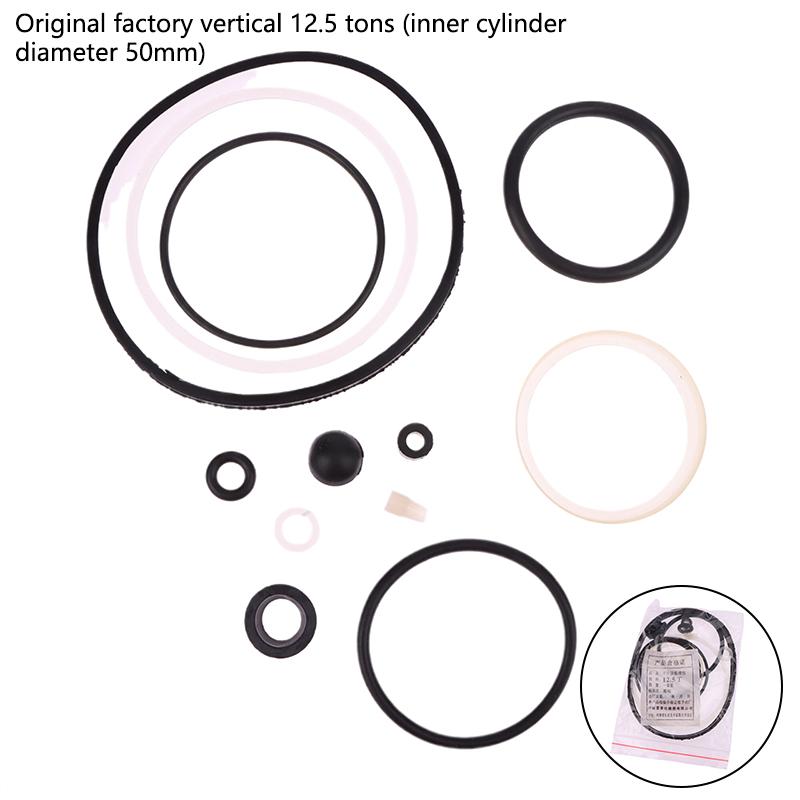 1 Set 2T -50T Horizontal Repair Kit 2-50 Tons Horizontal Jack Accessories Hydraulic Plunger Piston Oil Seal