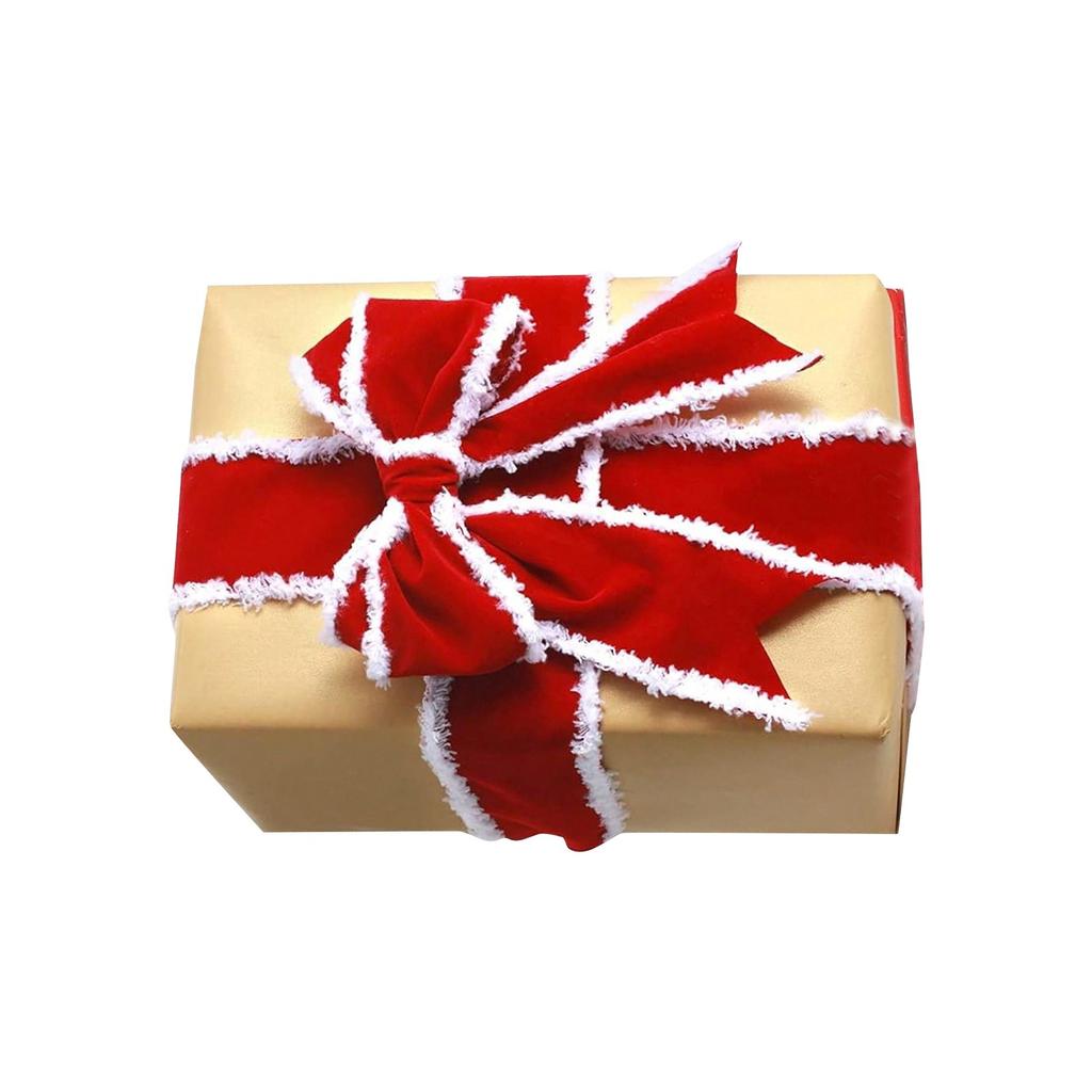 6.3 см Рождественское украшение своими руками Лента Ткань Ремесло Бархатная Лента-Бант