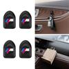 M LOGO Car Hooks Black Self Adhesive Invisible Hooks Interior Storage Holder For M3 M4 M5 M6 F20 F30 G20 F31 F34 F10 G30 F11 X3 X4 I3 1 3 5 Series