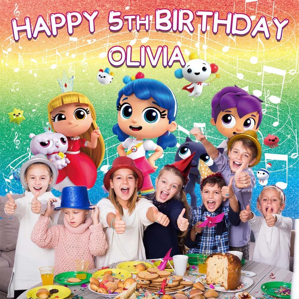 98. True and the Rainbow Kingdom Personalised Custom Banner Backdrop Party Decor