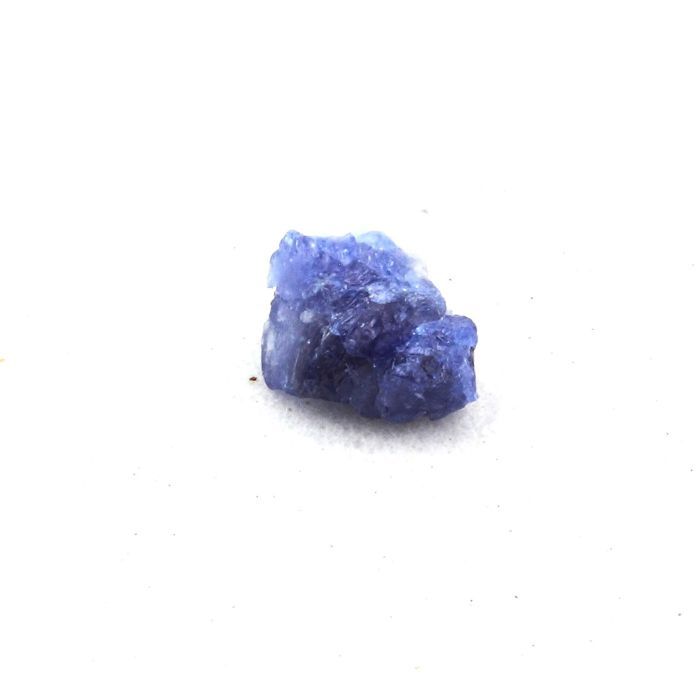 Pierre - Benitoite - San Benito Co. - 0.43 ct - Certificat d'authenticité - Gris