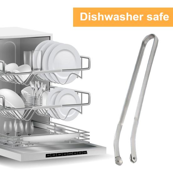 1/2/3Pcs BBQ Handle Flipping Tongs Stainless Steel Grilling Kitchen Cooking Tongs for Sausage Long BBQ Tongs for Turning