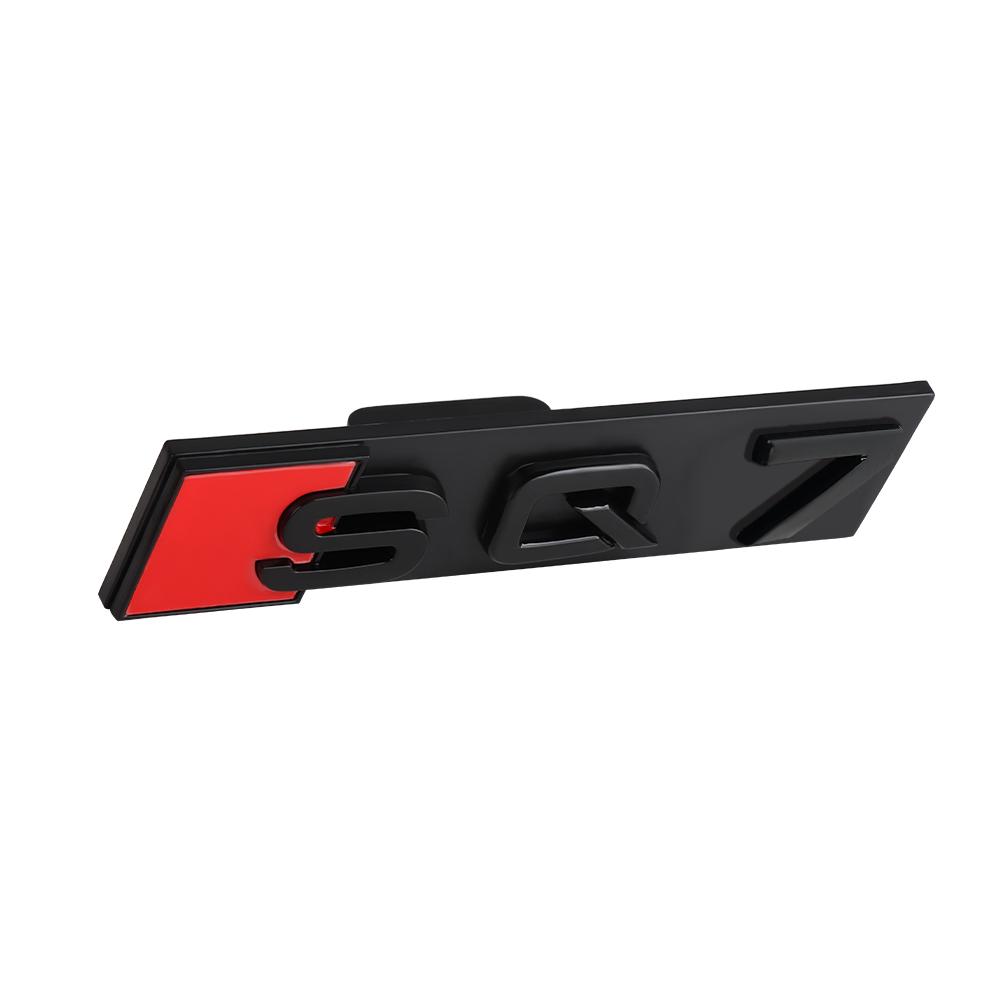 3D ABS Car Front Hood Grille Emblem Sticker Decor For Audi S3 S4 S5 S6 S7 S8 RS3 RS4 RS5 RS6 RS7 RS8 W12 V6 V8 SQ3 SQ5 SQ7 SQ8