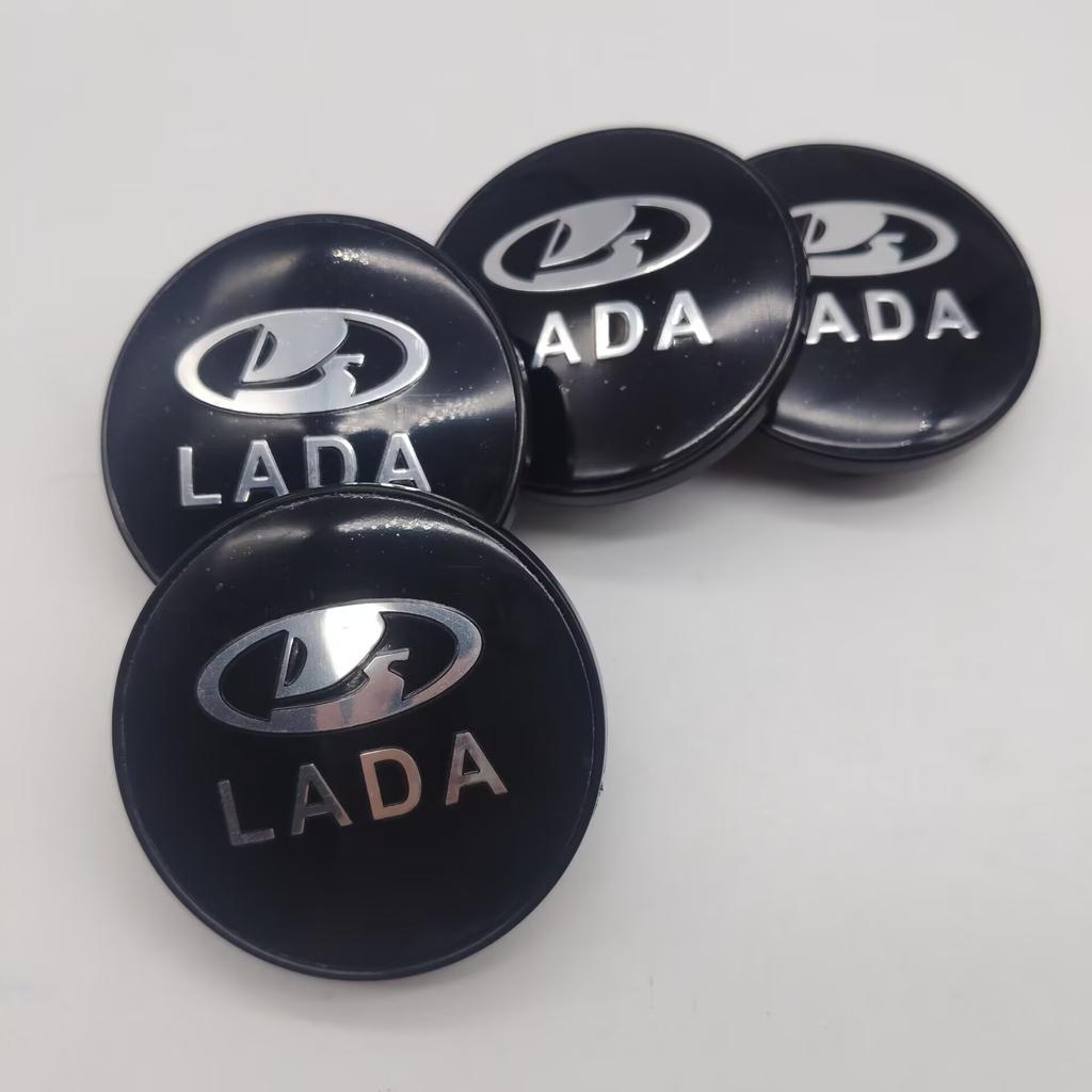 4Pcs Lada Wheel Center Cap 69mm 56mm(ID) Rim Cover Hub Cap Wheel Hubcap LADA Emblem Car Styling Accessories