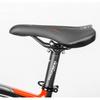 Comfortable Bicycle Saddle With Anti-Slip Groove PU Leather Surface Steel Mountain Bike Commuter