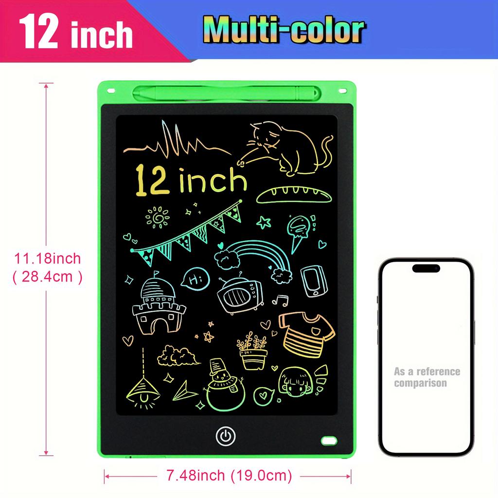 12 Inch LCD Writing Tablet Electronic Handwriting Drawing Board Digital Graphic Doodle Pad Educational Toy for Kids