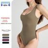 Women’s Seamless Tummy Control Sleeveless Bodysuit Thong Shaper
