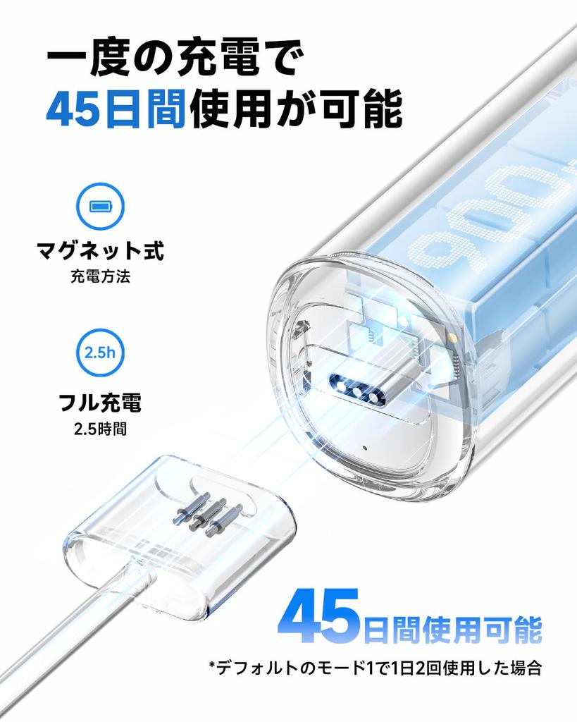 Laifen Волна ABS Материал Электрическая зубная щетка Колебание Вибрация Электрическая зубная щетка для взрослых Двойная вибрация Звуковая электрическая зубная щетка с 3