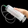 500/300/100ml Large Capacity Syringes Reusable Needle Barrel Oil Pump With 1m Hose For Pet Feeding Measuring Pump Vacuum Syringe