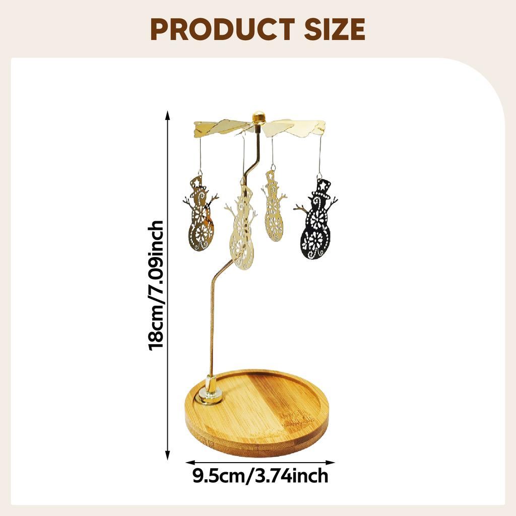 Металлический вращающийся подсвечник, подсвечник для чайной свечи, настольное украшение, декор, деревенский свадебный декор для стола, вращающийся подсвечник