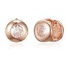 ELLE Jewelry 14K GF Simple Circle One-Touch Earrings ELGPEE575