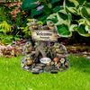 Turtle Garden Stake Decorative Plaque 2D Art Waterproof Cute Lawn Decoration Yard Ornament for