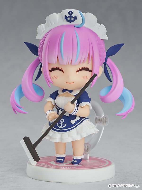 Nendoroid Hololive Production Aqua Minato Пластиковая окрашенная подвижная фигурка Перепродажа Немасштабная