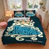 3pcs bedding set Christmas New Year Includes 1 Comforter + 2 Pillowcases, Without Pillow Inserts, Soft Comfortable, Lightweight Breathable,