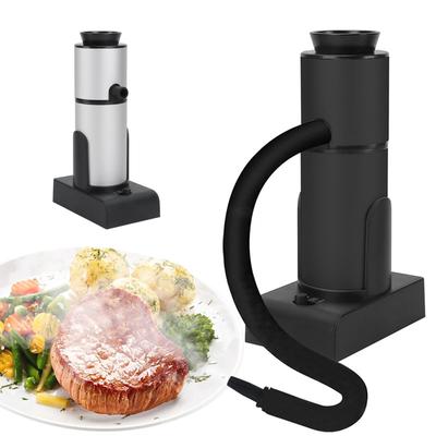 Looren High Power Smoker Дымовой пистолет для домашнего использования на открытом воздухе кемпинга Портативный холодный коптильня включает в себя набор для обслуживания щепы и (черный)