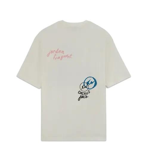 Футболка Air Jordan Travis Scott Fragment Белая