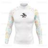 Quick-Dry Long Sleeve Rash Guard Surfing Swimming Freediving Water Sports UV Protection Unisex