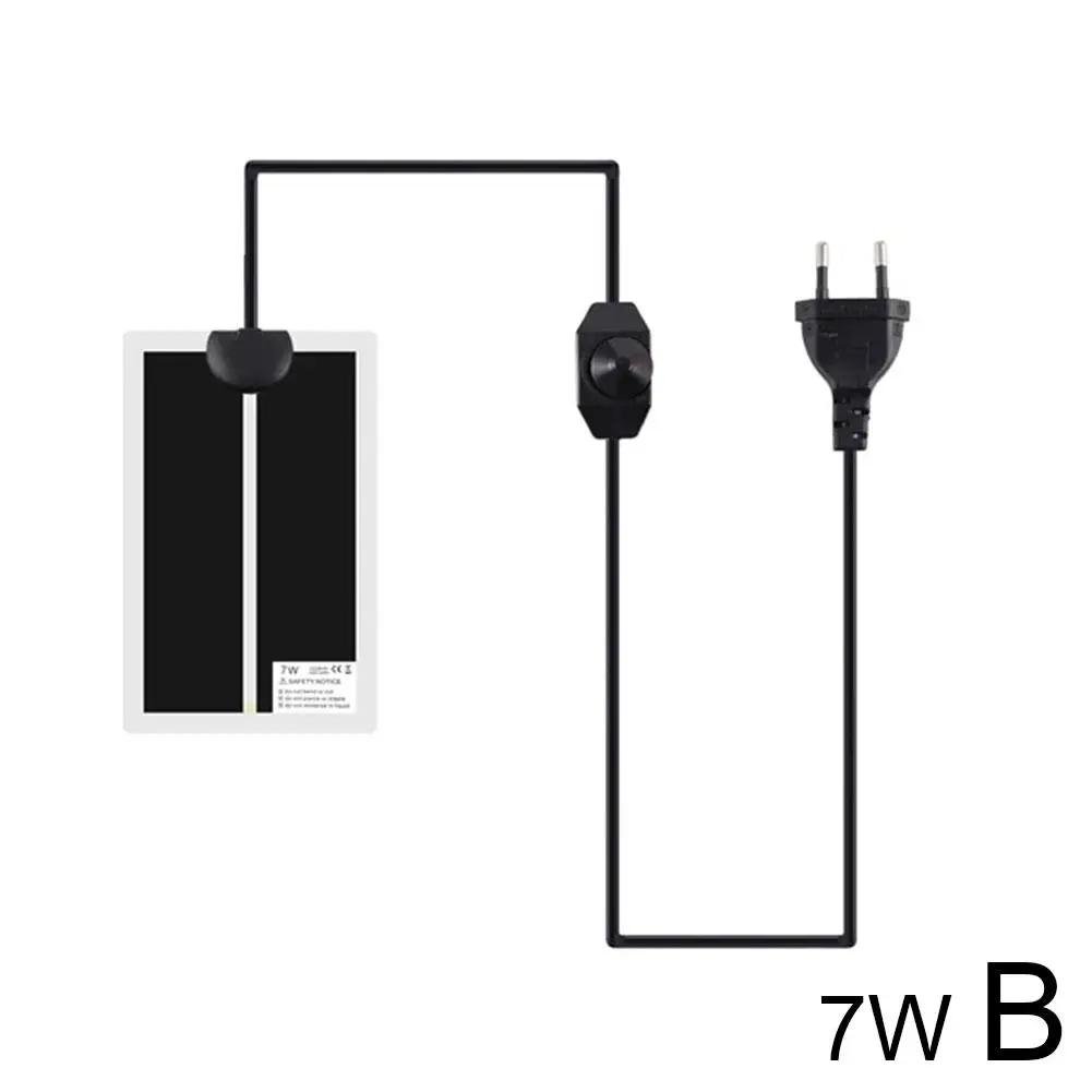 Грелка для рептилий с регулируемой температурой, зимнее отопление для рептилий, рогатый USB-нагреватель для домашних животных, лягушек и пауков, коврик для домашних животных Tortoi V3J7