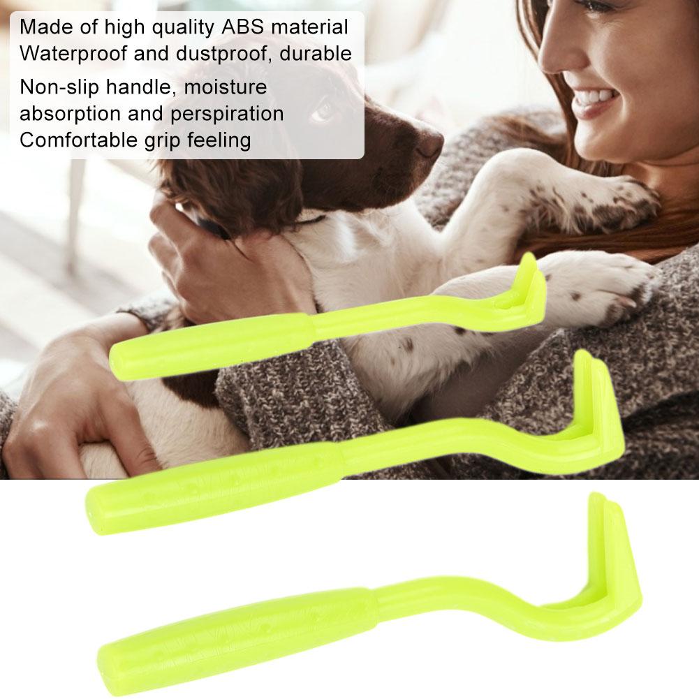 2 набора пинцетов для удаления клещей, ловцов насекомых и блох из ABS-пластика, инструмент для ухода за собаками и кошками