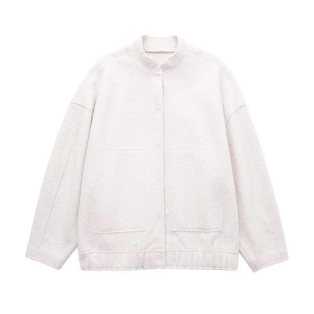 Женская твидовая куртка, пальто, пушистые плюшевые куртки для женщин, куртка-бомбер, пальто, осень-зима, черно-белая демисезонная куртка