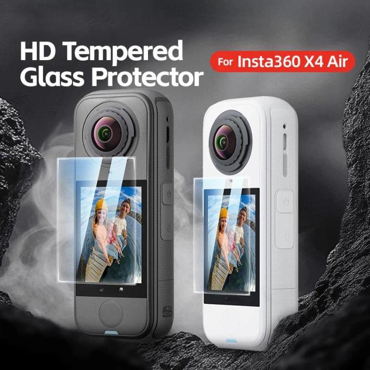 Для Insta360 X4 Air aMagisn Закаленное Стекло Защитная Пленка на Экран HD Анти-Царапина Твердость 9H Пленка на Объектив