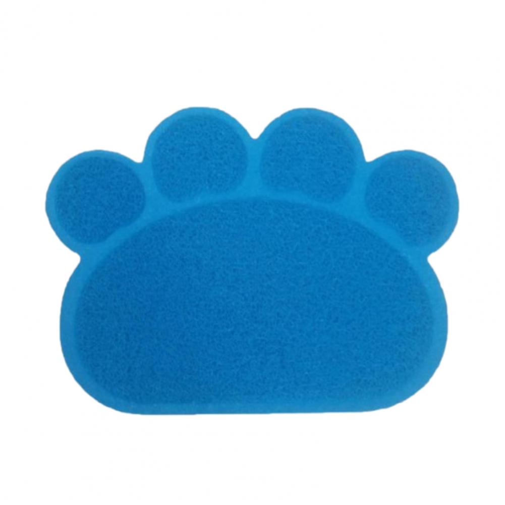 Cat Litter Mat Soft Leak-proof Non-slip Less Waste Cloth Claw Shape Cat Litter Pad Pet Litter Mat Cat Supplies