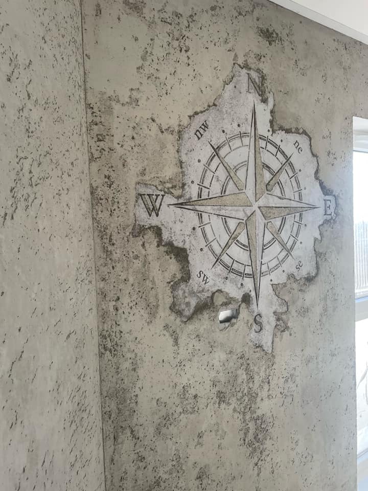 Szablon Malarski Tynkarski Do Tynków 62 Cm Beton Architektoniczny Tynk