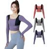 Long Sleeve Yoga Shirts Sports Top Fitness Yoga Top Gym Top Sports Wear for Women Gym Tops Body Shaper T-Shirts
