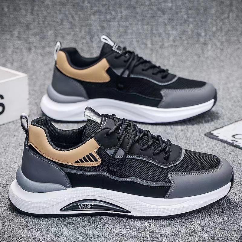 Мужская сетчатая дышащая спортивная повседневная обувь с мягкой подошвой, износостойкая, модная, универсальная, мужская обувь для бега