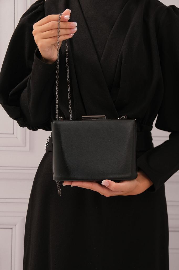 Women's Stylish and Useful Evening Dress Bag Women's Powder Fabric Evening Dress Clutch Portfolio Bag