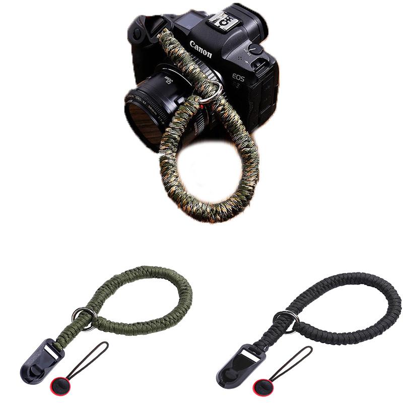 Регулируемый Ручной Ремень для Камеры для Nikon Fuji SONY Canon Ручной Плетеный Ремешок на Запястье для Камеры Многофункциональный Технологичный Ремень XJBD01