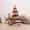 Creative Wooden Rotating Tree Christmas Block Fun Decoration Home Desktop Christmas Atmosphere Decoration Arrangement