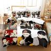 Комплект постельного белья Anime 19 Days Single Twin Full Queen King Size Bed Set Adult Kids Bedroom Duvet Cover Sets 3D Anime Bed Sheet Set