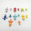 3D Printed Dinosaur Figure Cute Design Realistic Eyes Dinosaur Mini Statue 10cm Joints Movable Animal Ornament Home Decoration