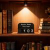 3D-печатный трекер чтения с четким текстом и цифрами, книжный трек, украшение для полки, для стола, офиса, книжной полки