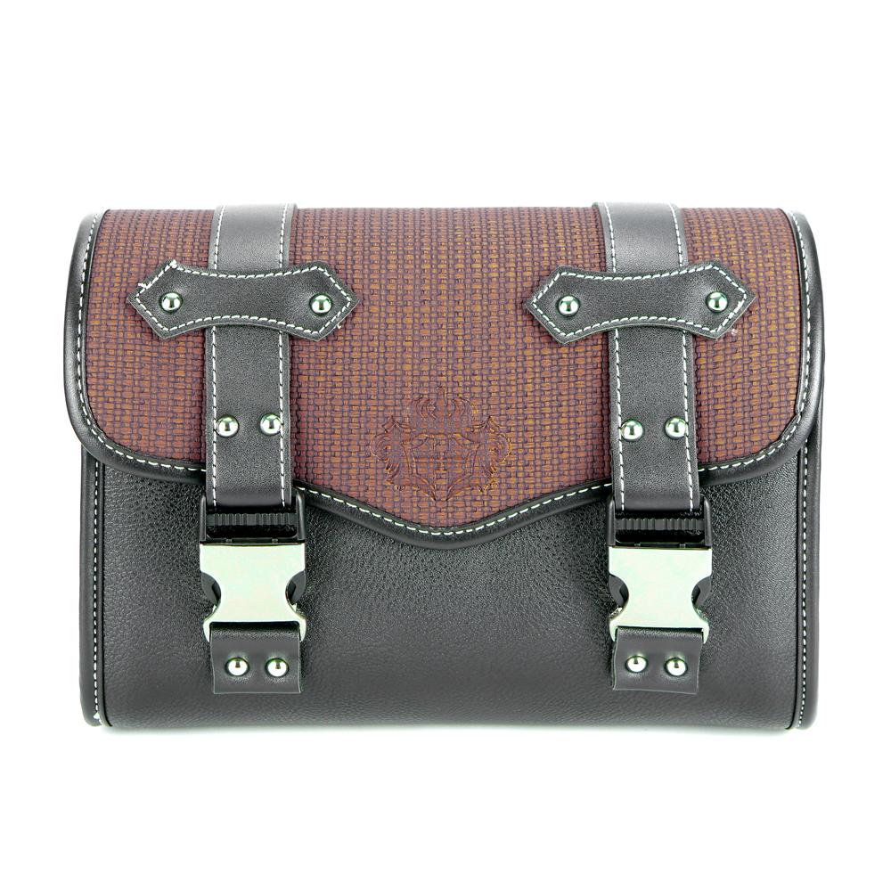 Мотоциклетная сумка, универсальная седельная сумка из искусственной кожи, боковая сумка для инструментов, сумка для хранения инструментов, седельная сумка для багажа