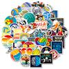50 Volleyball Graffiti Stickers Personalized Decorative Suitcase Notebook Waterproof and Removable Stickers