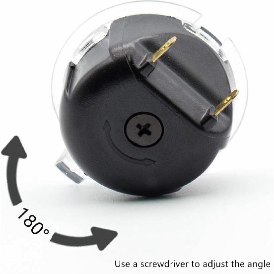 Yankok Side Mirror Projector Shadow Lights for F150 Expedition Explorer Everest Flex Focus Fusion C-Max Escape Edge Taurus Ranger Mustang (2 Pack