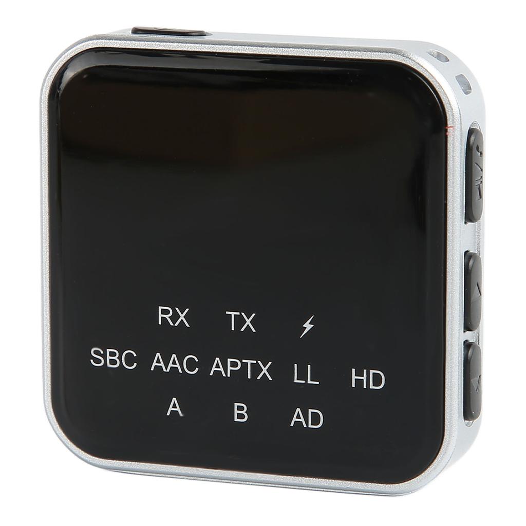 Bluetooth Transmitter Receiver Multifunction Low Latency 2 in 1 Bluetooth Adapter with 3.5mm AUX Interface for TV PC