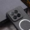 For Xiaomi 14T Magnetic Case Drop-Proof TPU+Cloth Back Phone Cover