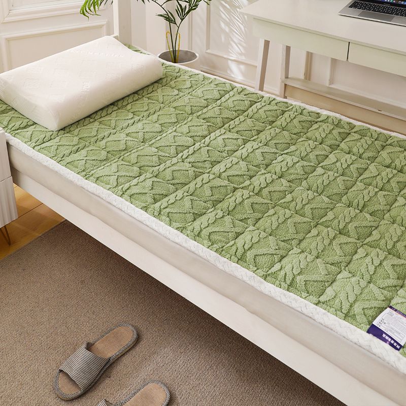 Зимние теплые фланелевые наматрасники для домашнего общежития, мягкие толстые покрывала, покрывало для кровати размера «queen size», тонкие стеганые татами