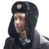 Зимняя теплая шапка из искусственного меха с советской символикой для мужчин и женщин, ушанка для защиты от холода на открытом воздухе
