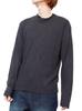One Colors Elseven Men's Long Sleeve Mock Neck Angora Wool T-Shirt, Solid Color, High Neck, Made In Japan, Size M, Black