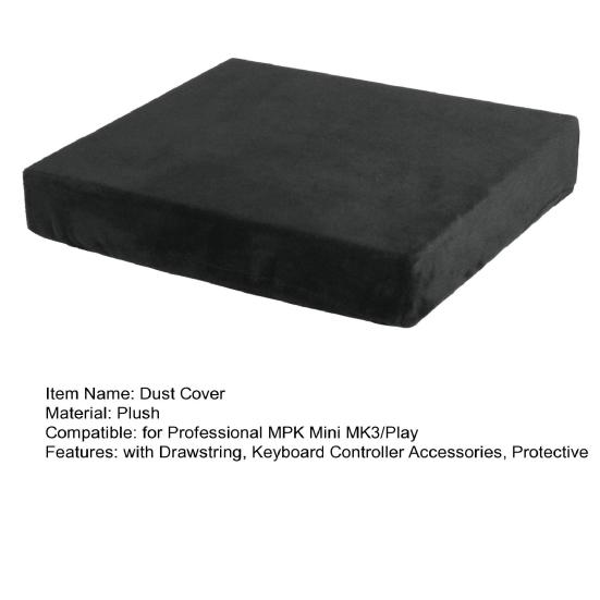 Плюшевый чехол от пыли для профессионального MIDI-контроллера MPK Mini MK3/Play, защитный чехол со шнурком, аксессуары для MIDI-контроллера