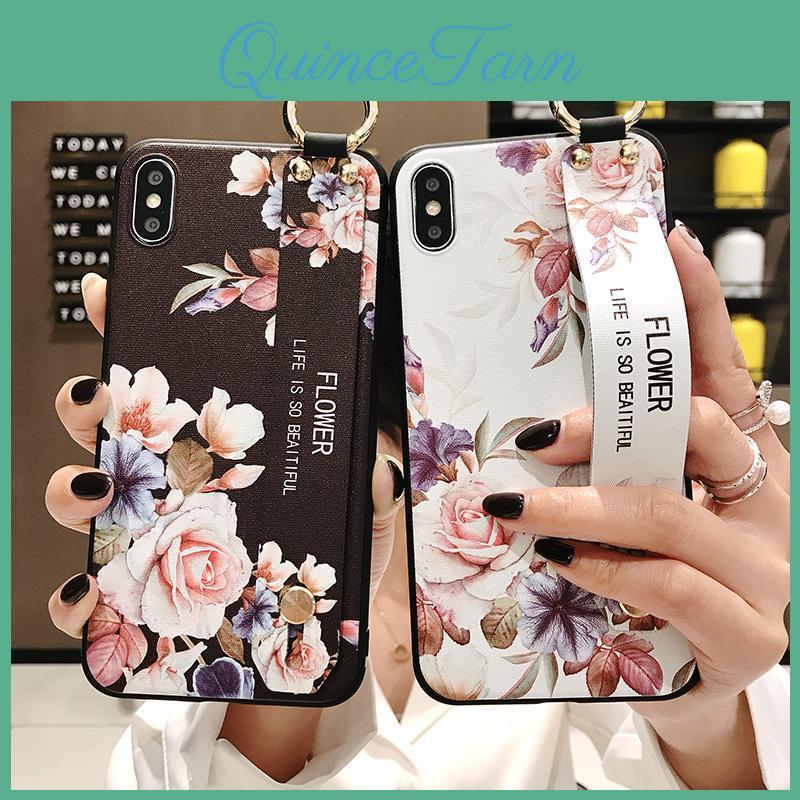 Case Galaxy Samsung S9 For S10 S20 Fe S21 Ultra A52 A51 A31 A12 A72 A32 A20 A21s A50 A70 A71 Note 20 Plus Phone Holder Wrist Strap Case