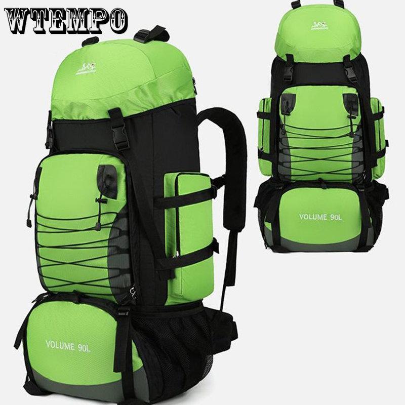 90L большой походный рюкзак, дорожная сумка, мужской и женский багаж, сумки на плечо для пешего туризма, альпинизма, треккинга, мужская дорожная сумка