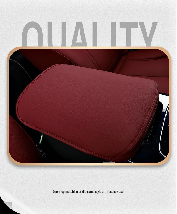 BYD Qin PLUS All-Season Leather Car Seat Cushion for 5-Seater Sedan